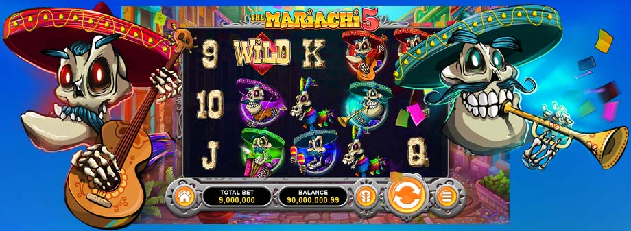 Get Free Spins for The Mariachi 5 in our casino today!